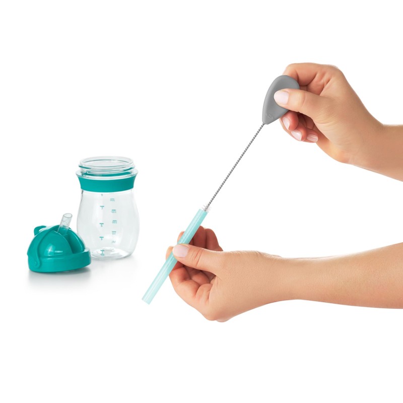 OXO Tot Straw & Sippy Cup Top Cleaning Set - Parents' Favorite